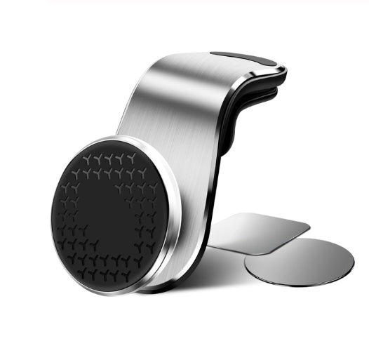 Magnetic Car Phone Holder, Mobile Phone Navigation Bracket, Type 360°Rotatable Car Air Vent Phone Mount, Magnet Phone Stand for Cars