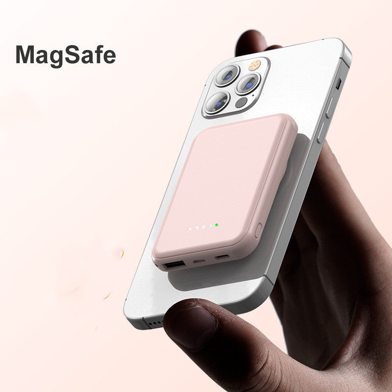 Mini Fast Charging Magnetic Wireless Power Bank 5000 mAh & 10000 mAh Portable