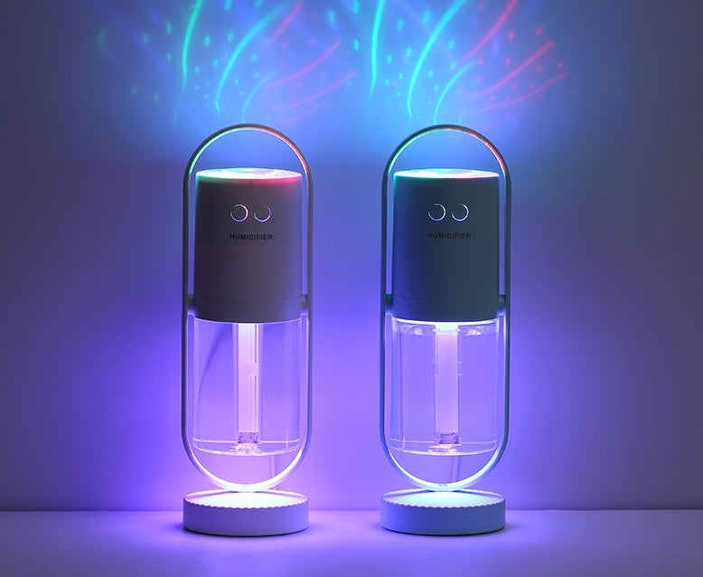 Portable Mini USB Air Humidifier Ultrasonic Cool Mist Humidifier for Car Travel Office Baby Bedroom Home (200 ml)