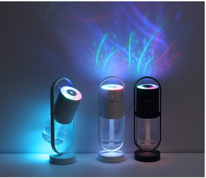 Portable Mini USB Air Humidifier Ultrasonic Cool Mist Humidifier for Car Travel Office Baby Bedroom Home (200 ml)