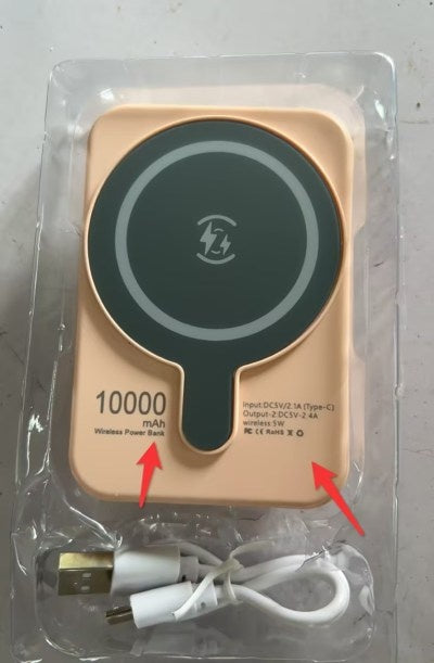 Mini Fast Charging Magnetic Wireless Power Bank 5000 mAh & 10000 mAh Portable