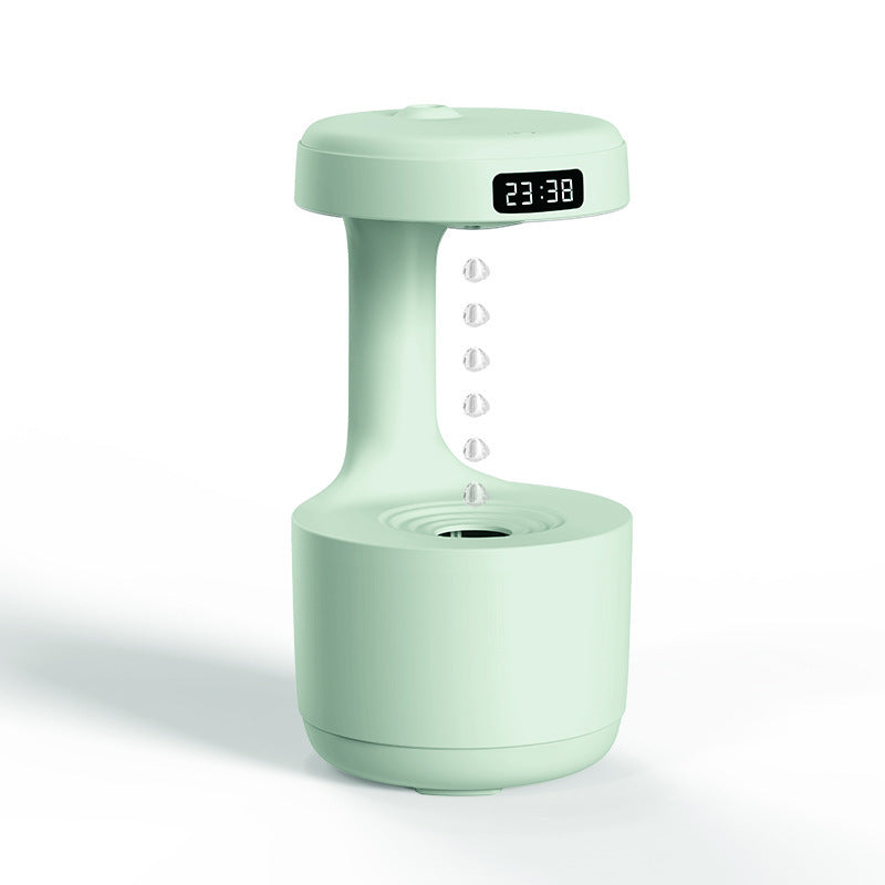Cool Mist Humidifier, Anti Gravity Air Humidifier with Water Drop Levitating Countercurrent, Auto Shut Off & Night Light, Ultra Quiet 500ml Humidifier for Bedroom, Nursery, Office & Indoor Plants