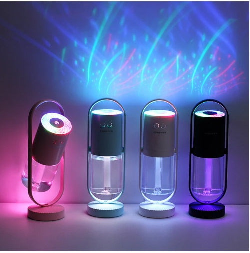 Portable Mini USB Air Humidifier Ultrasonic Cool Mist Humidifier for Car Travel Office Baby Bedroom Home (200 ml)