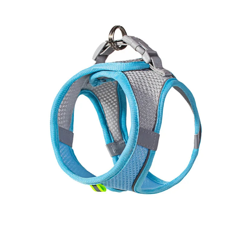 Puppy Harness Set Dog Accessories Adjustable Puppy & Cat Harness Vest French Bulldog Chihuahua Small Dog Collar Pet Leash Dogs