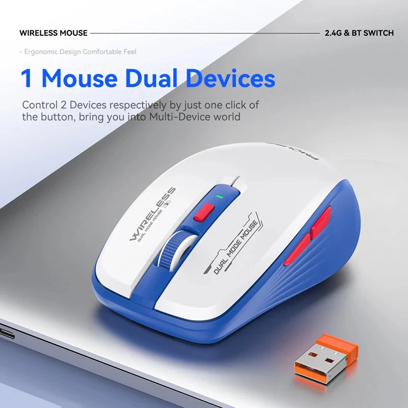 Xiaomi M303L 2.4GHz Wireless Bluetooth Mouse, 1600 DPI Silent Mouse for Laptop, PC, MacBook