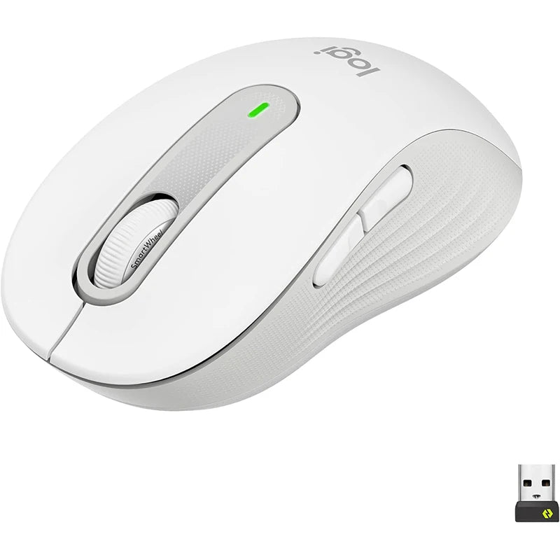 Logitech M650 Bluetooth Wireless Mouse - for Small to Medium Sized Hands, Silent Clicks, Customizable Side Buttons, for PC/Mac/Multi-Device