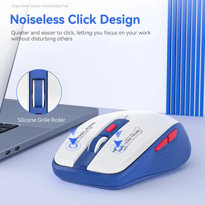 Xiaomi M303L 2.4GHz Wireless Bluetooth Mouse, 1600 DPI Silent Mouse for Laptop, PC, MacBook