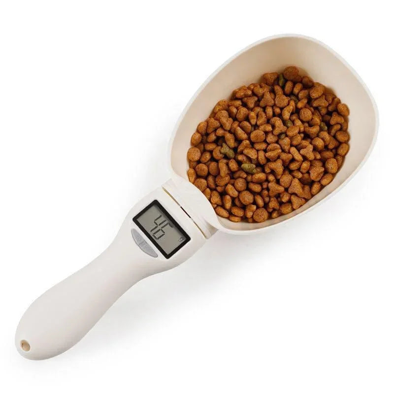 Digital Spoon Feeding Scale Weighing Electronic Cat LCD Measuring Kitchen Display Dog Food Tool Precision Pet Scale Food