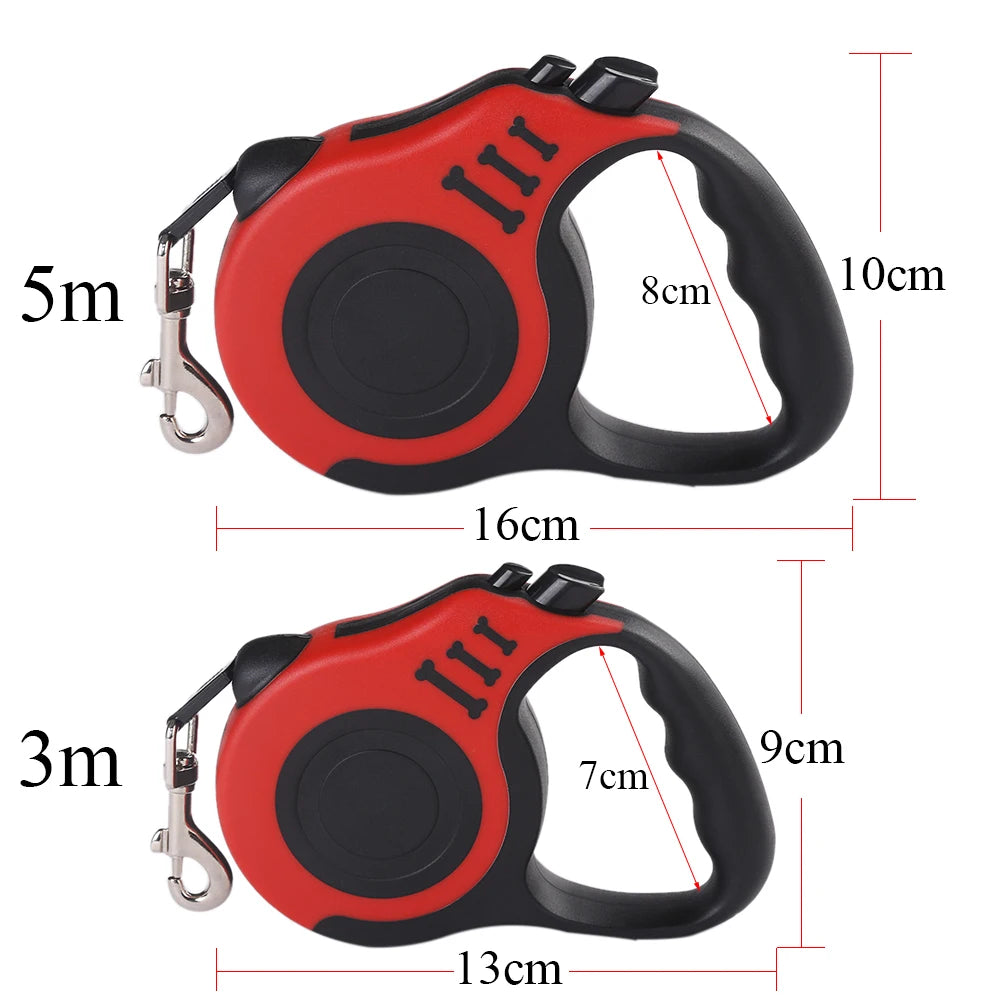 Ultramodern Design Automatic Retractable Dog Leash Durable Nylon Extension for Small and Medium Dog Walking Leash.