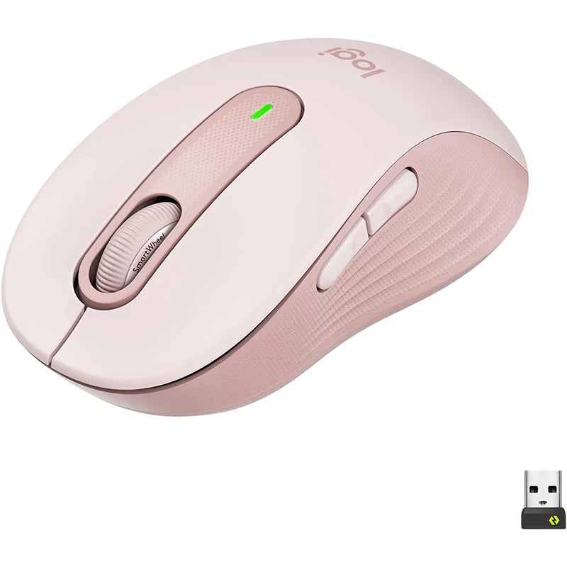 Logitech M650 Bluetooth Wireless Mouse - for Small to Medium Sized Hands, Silent Clicks, Customizable Side Buttons, for PC/Mac/Multi-Device