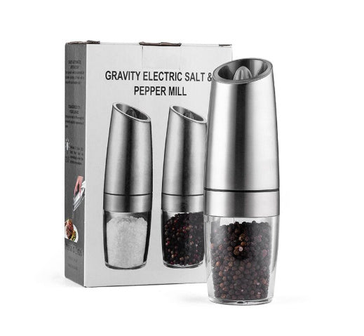 Electric Gravity Pepper Grinder Salt Grinder Adjustable Coarseness