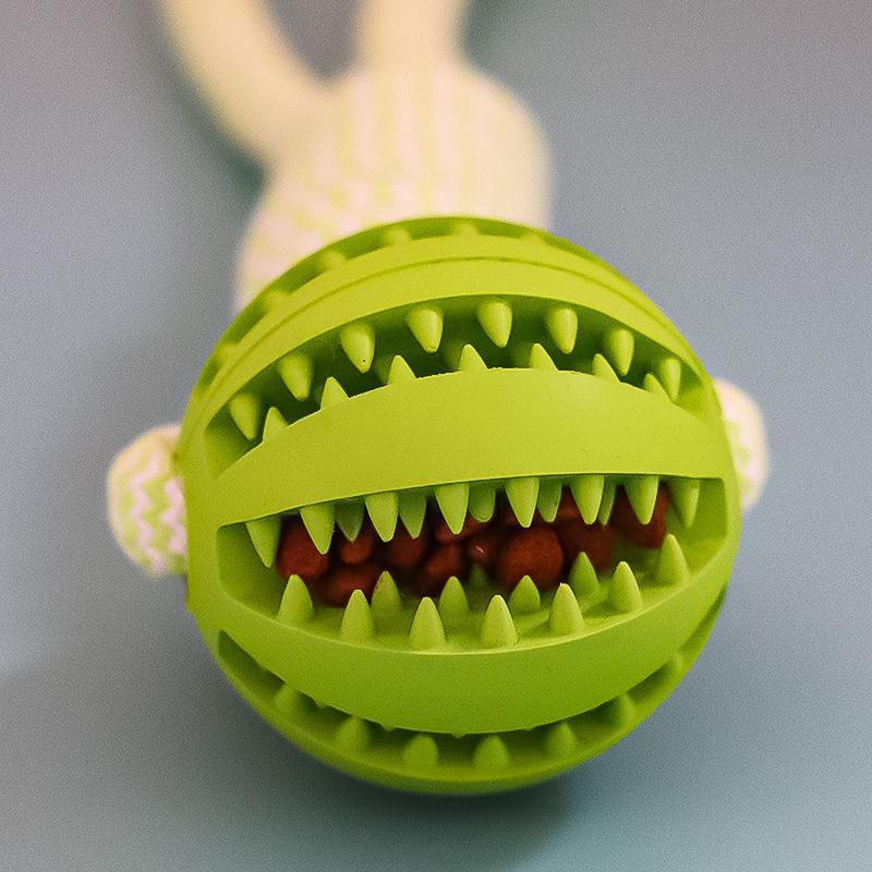Rope Treat Ball Dog Toy