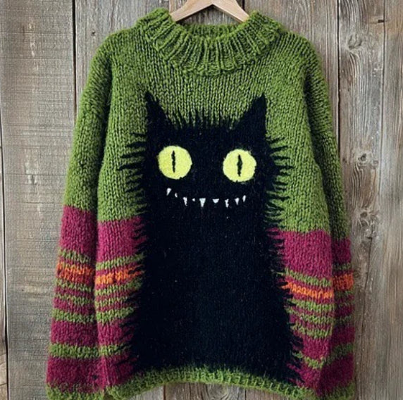 Retro Laid-back Womens Oversized Top