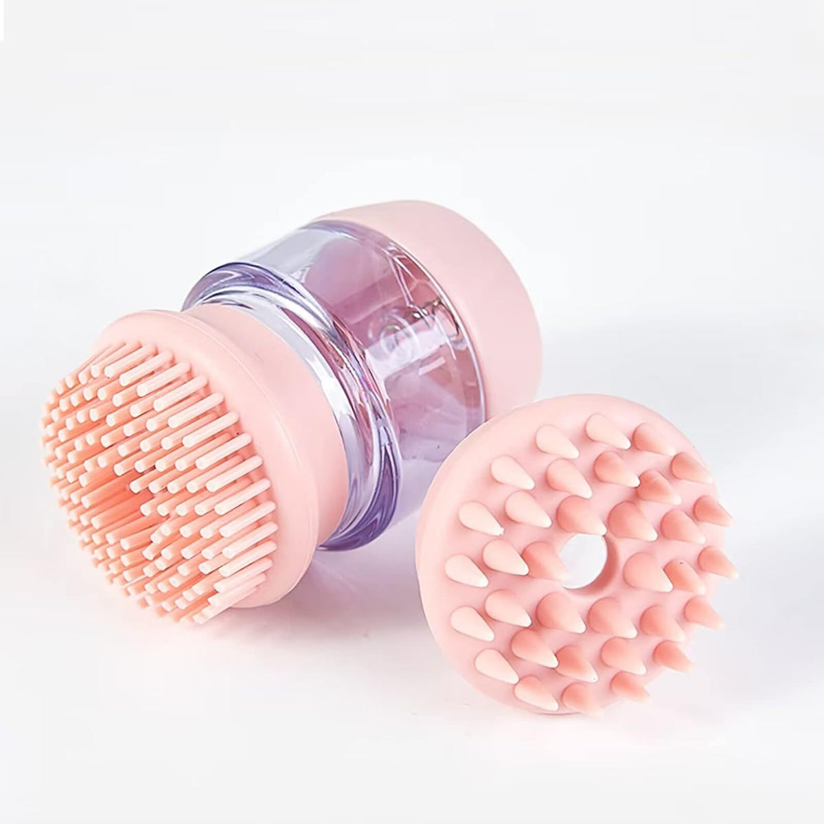 Silicone Pet Bath Brush with Shampoo Dispenser