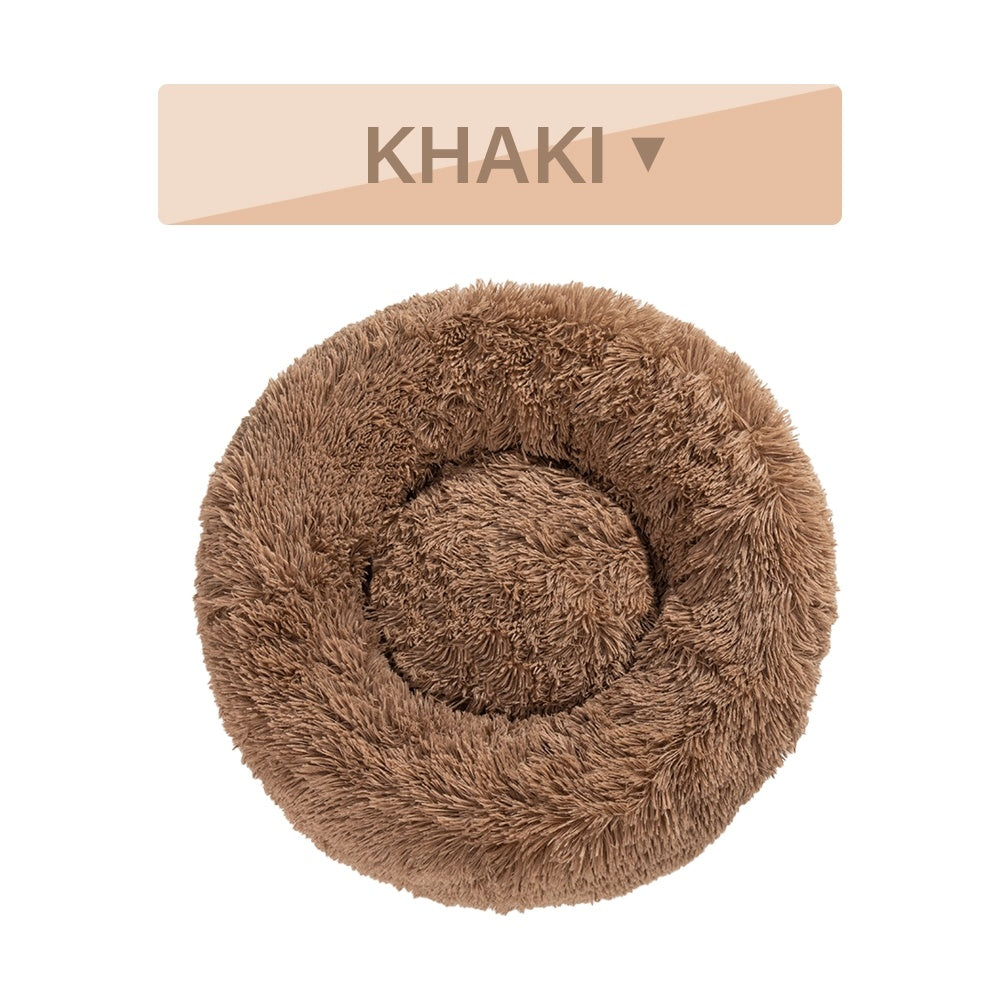 Fluffy Donut Pet Bed