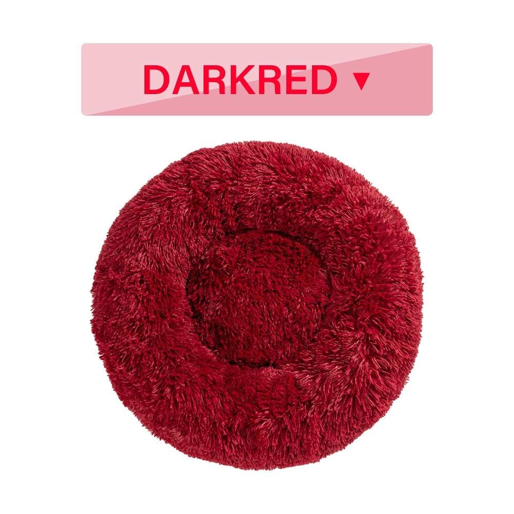 Fluffy Donut Pet Bed