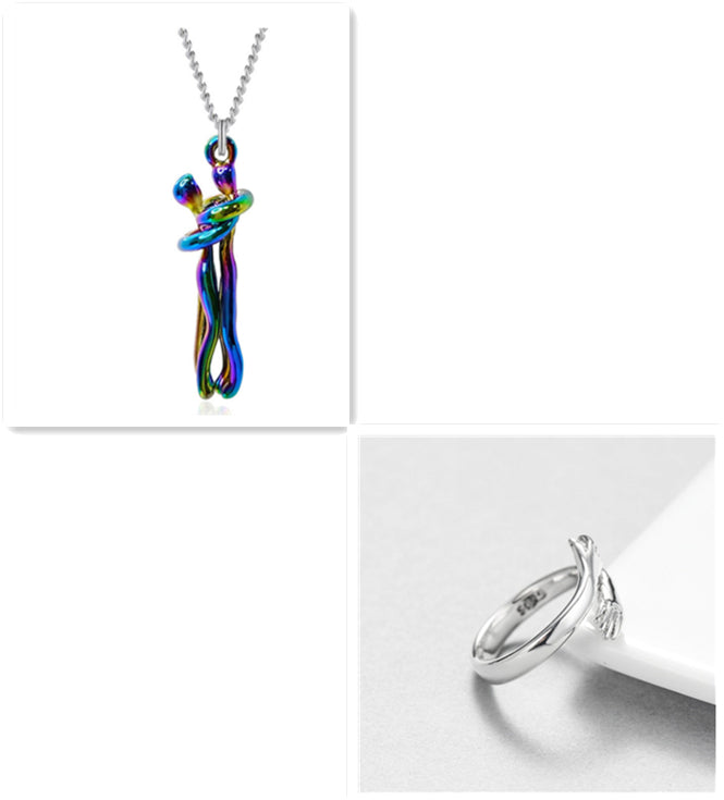 Love Hug Pendant Necklace