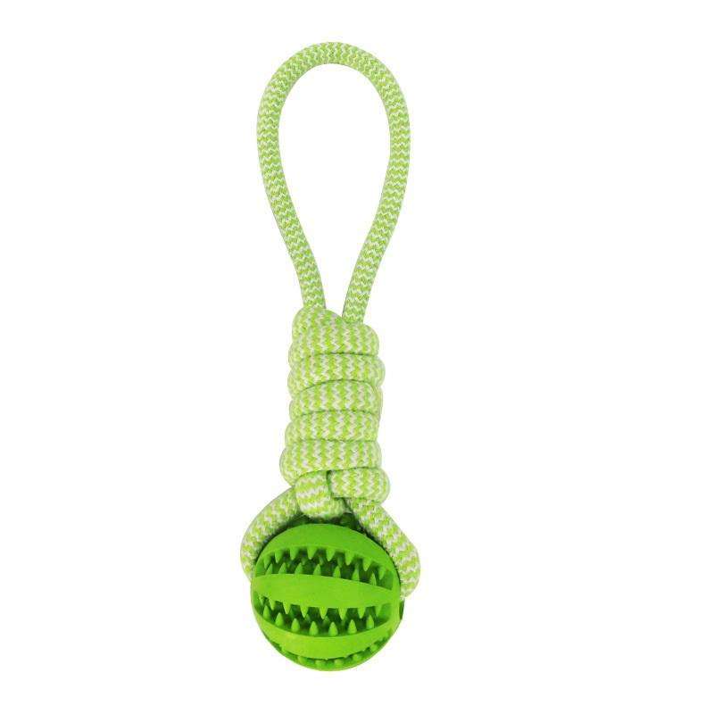 Rope Treat Ball Dog Toy