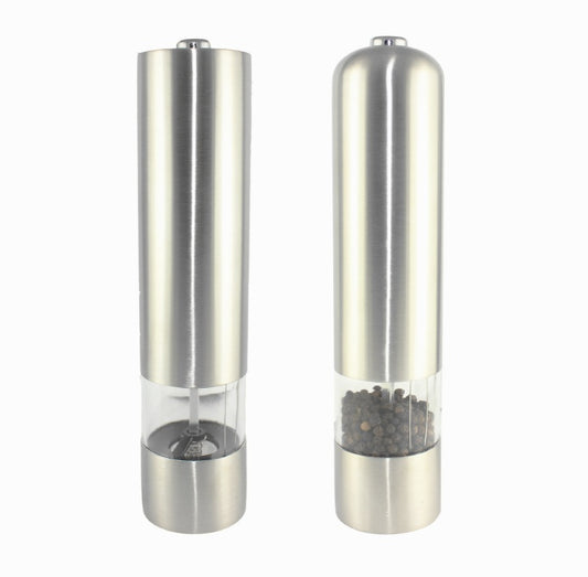 Stainless Steel Electric Salt and Pepper Grinder