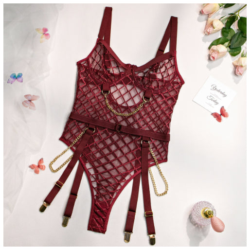Women's Metal-Cage Bodysuit