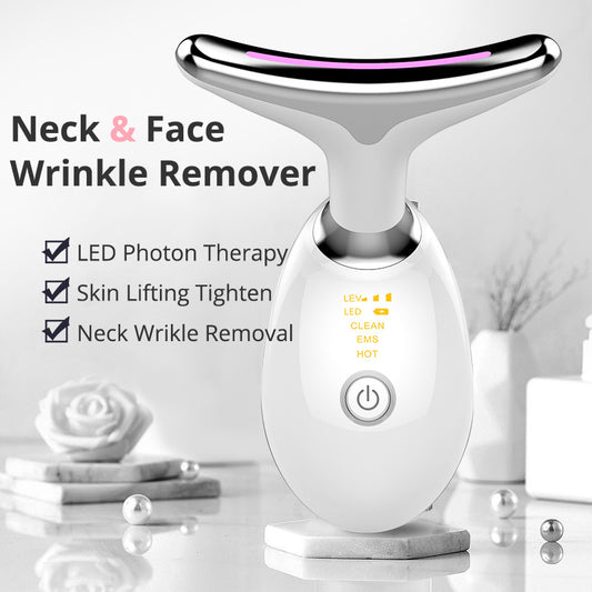 Face and Neck Massager Tool – USB Rechargeable Compact Device with Adjustable Settings and Easy One-Button Control – Lightweight, Portable Design for Daily Use at Home, Office, or While Traveling
