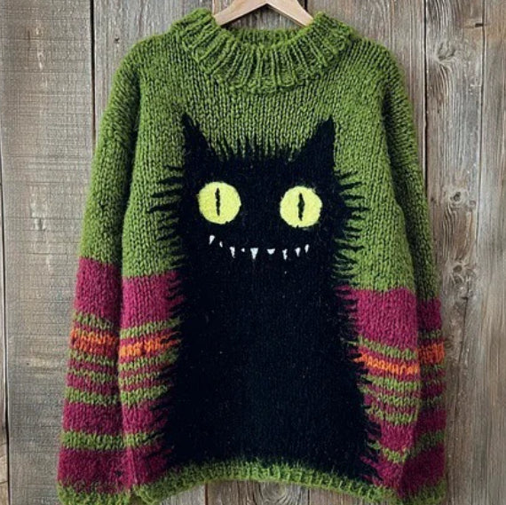 Retro Laid-back Womens Oversized Top