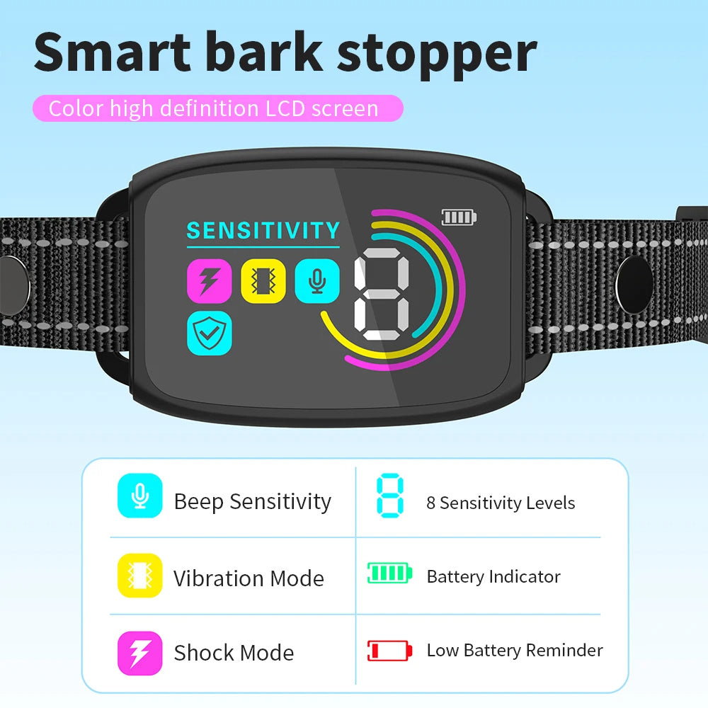 Rechargeable Smart Anti-Bark Collar