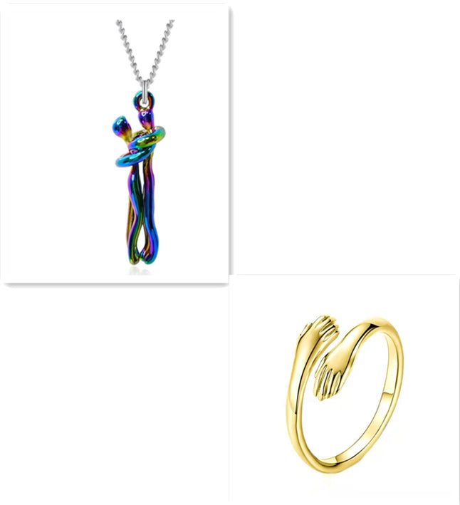 Love Hug Pendant Necklace