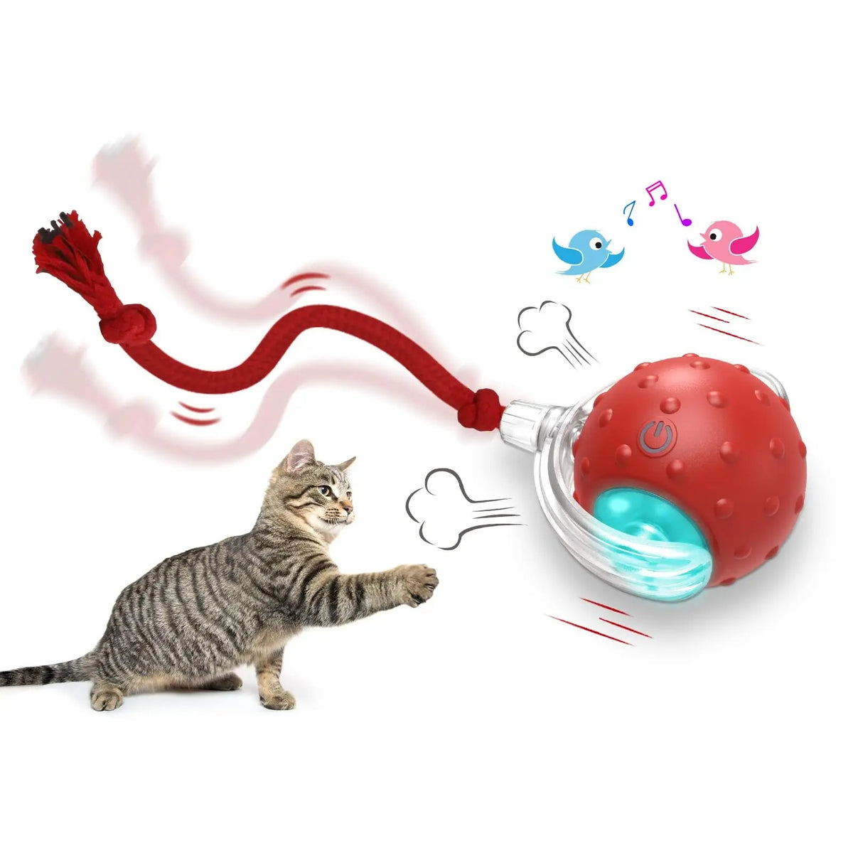 Interactive Rolling Cat Ball